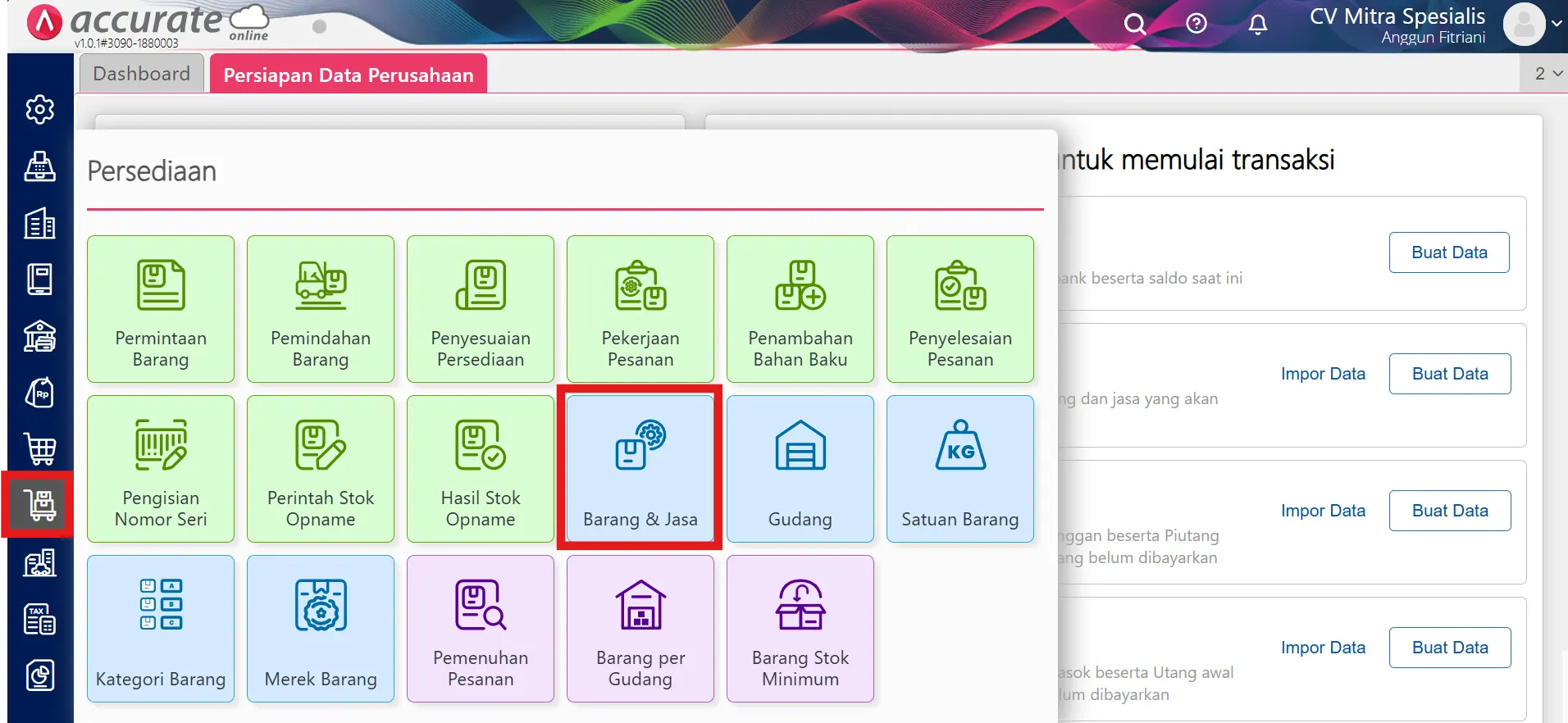 mencatat penjualan pph 22